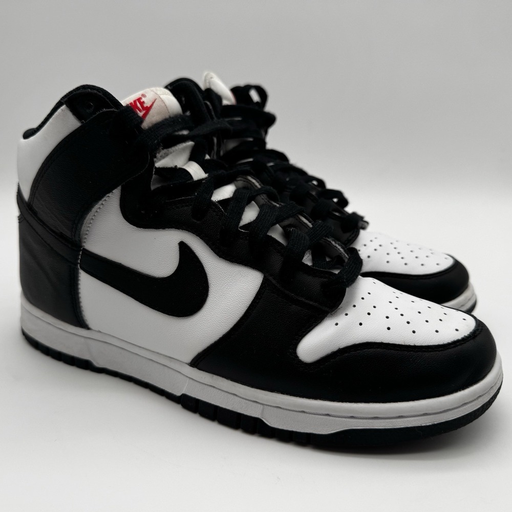 Nike Dunk High Panda 2021 Black White Womens Sneakers DD1869-103 Size 9.5W
